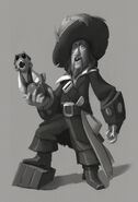 Barbossa's concept art.