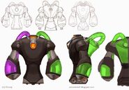 Concept art of Goo Bots.