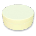 Fred's Round White Seat