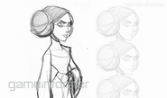 Concept art of Leia.