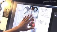 Artists drawing Leia.