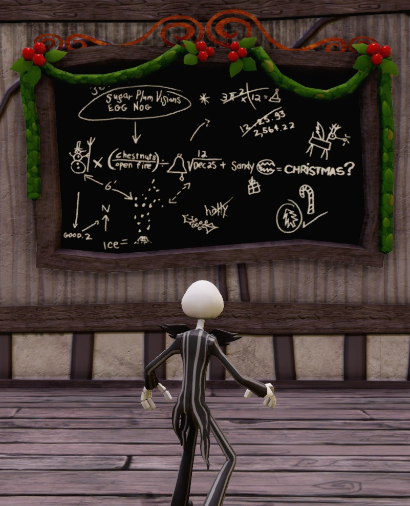 Jack Skellingtons Chalkboard Disney Infinity Wiki Fandom