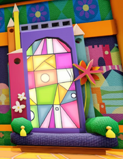 Small World Arched Window