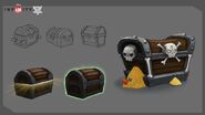 Concept art of a treasure chest.