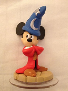 Sorcerer's Apprentice Mickey's D23 Expo figure from the front