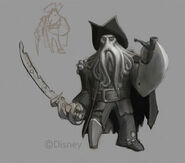 Davy Jones' concept art.