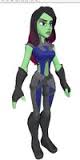 Gamora's in-game model.