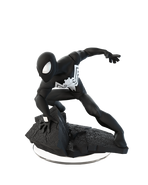 Artwork of Black Suit Spider-Man's figure.