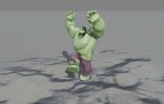 Hulk's in-game model.