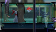 Concept art of the quarantine area of the Finding Dory Play Set.