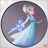 Elsa'a concept art.