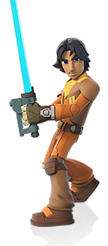 Ezra Bridger Disney Star Wars The Force Awakens Character Action Figure 4" 
