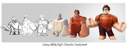 Wreck-It Ralph's character development.