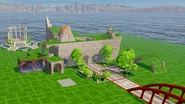 "Metroville Cityscape" Texture Set with customized Terrain Cluster decorations