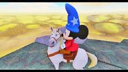 Sorcerer's Apprentice Mickey riding Maximus