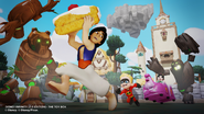 Aladdin holding a DunBroch Pastry Collectible