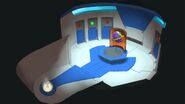 Concept art of Buzz inside of the Combat Simulator.