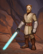 Concept art of Obi-Wan Kenobi.