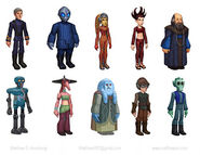 Townspeople concept