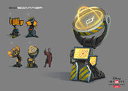 Concept art of the Star-Lord Bioscanner.