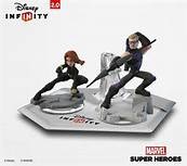 Black Widow on the base with Hawkeye