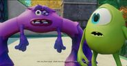 Art and Mike in the Monsters University Play Set