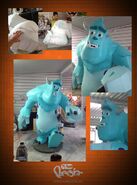 Making the Sulley figure.