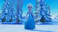 Elsa in Frozen.