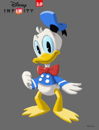 Concept art of Donald Duck.