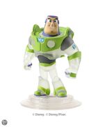 Buzz Lightyear's crystal figure.