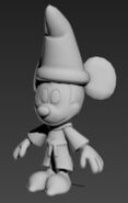 Sorcerer's Apprentice Mickey in-game model