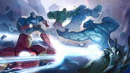 Promotional artwork of Frost Giants in The Avengers Play Set.