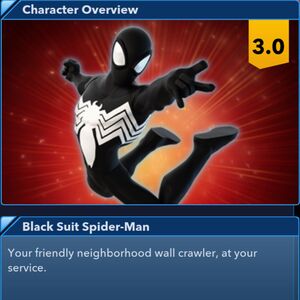 disney infinity 3.0 black suit spiderman