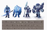 Concept art of Frost Giants.