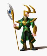 Concept art of Loki.