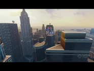 He is seen fuller on the building