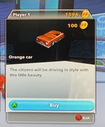 The car in the Play Set's Toy Store