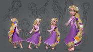 Concept art of Rapunzel.