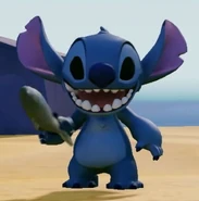 Stitch holding the fish.