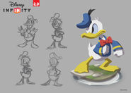 Concept art of Donald's figure.