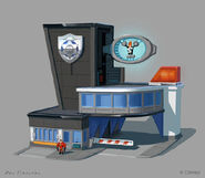Concept art of the SuperMax Prison.