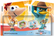 The Phineas and Ferb Toy Box Pack's European packaging.