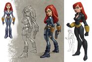 Concept art of Black Widow.