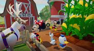 Minnie and Mickey on a farm in the Toy Box.