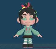 Vanellope's in-game model.