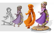 Rapunzel's character development.