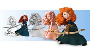 Merida's character development.