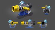 Concept art of the Paintball Cannon.