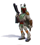 Concept art of Boba Fett.