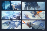 A mood sheet for Hoth.